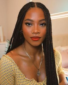 Box Braid Wig, Protective Hairstyles Braids, 4c Hair, Wear Red, Cornrow Hairstyles, African Braids Hairstyles