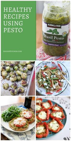 healthy recipes using pesto and other ingredients