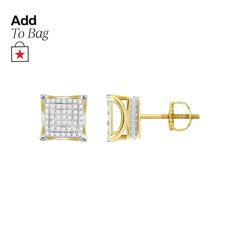 in stock Macy's Gold Earrings With Diamond Accents, Macy's Gold Diamond Earrings, Macy's 14k Gold Earrings With Prong Setting, Macy's Yellow Gold Diamond Earrings Gift, Macy's Yellow Gold Diamond Earrings With Accents, Macy's Yellow Gold Diamond Earrings, Gold Plated Diamond Earrings, Tarnish Resistant For Gift, Luxury Tarnish-resistant Yellow Gold Diamond Earrings, 14k Yellow Gold Diamond Earrings, Tarnish Resistant