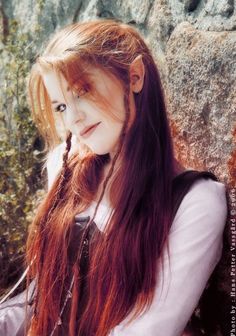 Long Red Hair, Long Red, Redheads, Character Inspiration, Red Hair, Elf, Hair Hair, A Woman, Hair Color