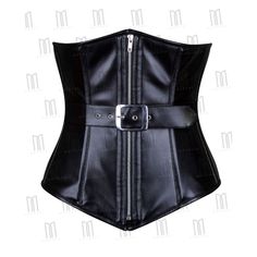 Brown-Black Faux Leather Underbust Corset 3 Layers With Hidden Busk & Fashion Belt Add A Touch Of Style And Functionality To Your Wardrobe With This Brown-Black Faux Leather Underbust Corset, Featuring A Hidden Stainless Steel Busk And A Fashionable Belt With A Buckle. Features: High-Quality Stainless Steel Hidden Front Busk: Provides A Secure Closure While Maintaining A Sleek, Uninterrupted Exterior. Fashion Pocket And Belt With Buckle: Adds A Functional And Stylish Detail, Perfect For Enhancin Black Leather Gothic Corset Belt, Gothic Leather Corset For Party, Black Leather Corset For Club Wear, Black Leather Corset Belt For Evening, Evening Black Leather Corset Belt, Gothic Black Corset With Zipper Closure, Black Leather Evening Corset, Elegant Black Corset Belt For Club, Black Corset With Zipper Closure