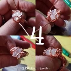 Jewelry Making Rings, Wrapped Rings, Wire Jewellery