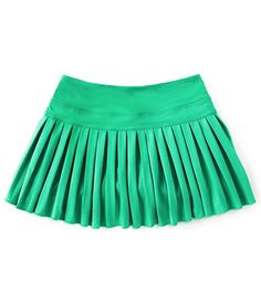 From GB Girls&#x2C; this skirt features:SolidMid-risePull-on stylingMini lengthBuilt-in shortsPleated detailingRounded hemlineAthleisure silhouettepolyester/spandexMachine wash/tumble dryImported. Cheap Blue Flared Mini Skirt, Cheap Pink Pleated Skort, Green Spring Tennis Skirt For School, Preppy Green Skirt For Spring, Preppy Green Mini Skirt For Spring, Green Preppy Mini Skirt For Spring, Green Summer Skirt For School, Preppy Fitted Green Tennis Skirt, Preppy Green Pleated Tennis Skirt