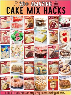 20 + amazing cake mix hacks that are easy to make and great for desserting