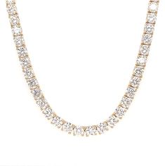 15.87 ctw Diamond Tennis Necklace