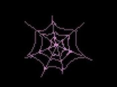 an image of a spider web on a black background