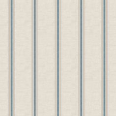 a white and blue striped wallpaper