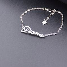 All of our products are handmade and 925 sterling silver,This Personalized bracelets can be a great gift for a bestfriend,your sister,your mother,family member or for yourself. ★ ★ ★ ★ ★Our jewelry made of 925 sterling silver with handmade. ★ ★ ★ ★ ★Orders need 3-5 business days to finished. ★ ★ ★ ★ ★ 100% SATISFACTION!Give FULL refund if you do not love it. Please choose a name you like and I will create unique Name.It can be your name,or any Name you like. The item will come with a gift box,re Bracelet With Name, Mother Family, Bamboo Earrings, Personalized Bridesmaid Gifts, Name Jewelry, Name Bracelet, Personalized Bracelets, Name Gifts, Beautiful Gift Boxes