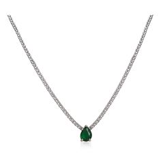 Our Oval Green Tennis Choker necklace exudes a vintage-inspired glamor that is timeless yet contemporary, making it the perfect complement to your wardrobe and next special occasion. A classic chain and luscious green solitaire stone become the main focal point, all crafted with 925 sterling silver. Metal Type: 925 Sterling Silver Length: 13"+2" Elegant Green Clavicle Chain Necklace, Elegant Green Solitaire Necklace For May Birthstone, Elegant Green May Birthstone Chain Necklace, Classic Silver Chain Necklace With Oval Pendant, Elegant Green Cable Chain Necklace, Elegant Green Pendant Chain Necklace, Elegant Green Chain Necklace For Formal Occasion, Elegant Green Solitaire Necklace, Silver Teardrop Pendant Emerald Necklace For Formal Occasions