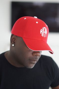 With unique designs you won't find anywhere else, our caps are the quality type that are designed with a thicker woven fabric. Not those flimsy weak ones that lose shape. 6-Panel. 100% stitched embroidered design. Curved brim. Dry clean only. Comes in: Velcro Adjust back. Perfect for those classy & suave Nupes of Kappa Alpha Psi (ΚΑΨ) who need a cap for all casual, sports and/or fitness occasions. Classic Red Hat With Embroidered Logo, Classic Red Baseball Cap For Sports Events, Classic Red Six-panel Baseball Cap, Classic Red Snapback Baseball Cap, Classic Red Trucker Hat, Red Baseball Cap With Embroidered Logo For Baseball Season, Red Baseball Cap With Embroidered Logo, Classic Red Baseball Cap With Curved Bill, Classic Red Baseball Cap