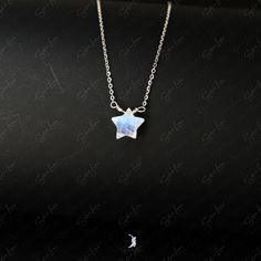 star moonstone pendant Silver Celestial Moonstone Necklace, Celestial Silver Moonstone Necklace, Silver Moonstone Clavicle Necklace, Silver Moonstone Clavicle Chain Necklace, Silver Clavicle Chain Necklace With Moonstone, Silver Moonstone Charm Necklace As Gift, Silver Moonstone Charm Necklace For Gift, Silver Star Of David Necklace With Gemstone, White Moonstone Clavicle Chain Necklace