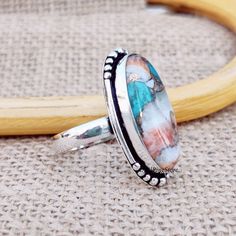 Fine Jewelry, Handmade Ring, Oyster Turquoise Ring, Southwestern Chrysocolla Gemstone Rings, Turquoise Multi-stone Round Opal Ring, Oval Turquoise Multi-stone Ring In Sterling Silver, Southwestern Silver Turquoise Ring With Natural Stones, Turquoise Oval Multi-stone Opal Ring, Sterling Silver Round Turquoise Multi-stone Ring, Sterling Silver Multi-stone Turquoise Ring, Stamped 925 Turquoise Ring For Wedding, Wedding Turquoise Ring Stamped 925