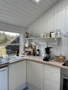 the kitchen is clean and ready for us to use in the day or night time