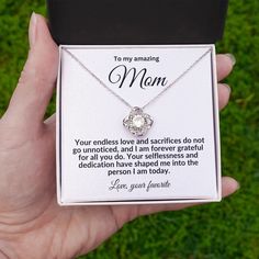 Smart Buys! To My Mom Forever Grateful Love Knot Necklace starting from $59.95 See more. 🤓 #mallardmoon Knot Stud Earrings, Moon Gifts, To My Mom, Knot Studs, Love Knot Necklace, Forever Grateful, Endless Love, Cubic Zirconia Earrings, Love Knot