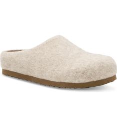 Eastland Rhianna Wool Clog | Nordstromrack Comfortable Textured Clogs For Fall, Comfy Clogs With Cushioned Footbed, Comfortable Winter Clogs With Textured Footbed, Cozy Slip-on Clogs With Textured Footbed, Comfortable Beige Clogs With Textured Footbed, Comfortable Clogs With Textured Footbed For Winter, Wool Clogs With Cushioned Footbed And Round Toe, Winter Cozy Clogs With Cushioned Footbed, Cozy Winter Clogs With Cushioned Footbed