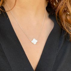 ✔️ Sterling silver 925 & mother of pearl gemstone ✔️ A Dainty Cross Necklace you will love!! ✝️ >>Handcrafted with love for you in GREECE!! >> MATERIAL This crucifix necklace is handmade with sterling Siver 925 Available with 22K Gold finish or rose gold finish >>SIZE Mother of pearl Cross: width >> 0.4 inches - 1.1 cm height >> 0.4 inches - 1.1 cm Chain: Chain length available options : 13-14-15 -16-17-18-19 inches (30-32-35-38-40 -42-45-48 -50 cm ) plus 1 inch Simple White Round Pendant Necklace, White Flower Pendant Charm Necklace With Delicate Chain, White Minimalist Necklace With Delicate Chain, Minimalist White Sterling Silver Necklace, White Sterling Silver Charm Necklace With Adjustable Chain, White Necklace With Delicate Chain For Her, Simple White Necklace For Gift, Dainty White Flower Pendant Necklace, Minimalist White Necklace For Gift