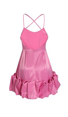 Experience the definition of femininity and luxury with this gorgeous strapless halter mini dress. Crafted from premium satin in sumptuous pink, this dress is a timeless piece that will make you look and feel polished and elegant. Perfect for any special event. Gentle Dry Clean OnlyColour may vary due to lighting on images. The product images (without model) are closest to the true colour of the product.Item runs true to size chart and is cut to suit our size chart. Please refer to our size char Elegant Pink Satin Halter Dress, Pink Backless Halter Dress For Formal Events, Pink Silk Halter Dress For Evening, Satin Strapless Dress With Ruffles For Prom, Pink Silk Halter Neck Dress, Strapless Satin Halter Dress, Pink Sleeveless Satin Dress For Evening, Chic Pink Ruched Satin Dress, Pink Elegant Halter Dress For Party