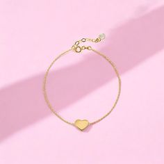 Gold Name Bracelet, Heart Bracelet for Women, Personalized Gift for Women, Engraved Jewelry, Gold Love Bracelet for Mom, Custom gift for her 💜 Details Width 10 mm Lenght 8.07 mm Crafted from high-quality gold, this bracelet is designed to be a versatile accessory, perfect for any occasion. The bracelet features a classic chain design, making it a chic and stylish addition to any jewelry collection. Its simplicity ensures it complements both casual and formal outfits, adding a touch of luxury an Dainty Heart Bracelets For Best Friend Gift, Heart-shaped Bracelets For Mother's Day, Hypoallergenic Heart-shaped Bracelets For Mother's Day, Hypoallergenic Heart Bracelet For Mother's Day, Minimalist Heart Bracelets For Best Friend, Elegant Heart-shaped Bracelets For Best Friend, Minimalist Jewelry For Best Friend Valentine's Day Gift, Minimalist Bracelets For Best Friend Valentine's Day Gift, Gold Bracelets Valentine's Day Gift For Her