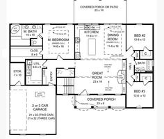 the first floor plan for a home