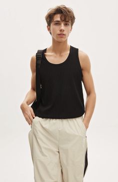 Our Slim Tapered Ribbed Tank Top is an essential addition to your wardrobe. Featuring a classic ribbed design, it can be worn alone, or layered under a button shirt or jacket for a more formal look. Perfect for any casual occasion, this tank top pairs easily with any pants or shorts.
Gender: MenMaterial: PolyesterClothing Length: RegularSleeve Length: SleevelessCollar Type: Round Neck Classic Ribbed Tank Top For Spring, Ribbed Vest For Everyday Spring Wear, Casual Ribbed Tops For Layering, Basic Ribbed Tops For Summer, Basic Summer Tops With Ribbing, Basic Ribbed Summer Tops, Spring Cotton Ribbed Vest, Casual Ribbed Vest For Everyday Wear, Casual Everyday Ribbed Vest