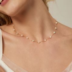 Each piece of our pearl jewelry is meticulously handmade, embodying sincerity and love. So you can use it as anniversary gift, birthday gift, wedding gift, bridesmaid gift, Christmas gift, or a simple token of appreciation for your mother, wife, girlfriend, or friend, our jewelry is designed to convey your deepest emotions❤️❤️ ⭐️DIMENSIONS -Pearl Size:4-5 mm -Bracelet Length:15+5 cm -Necklace Length:45+5 cm ⭐MATERIAL -Natural Freshwater Pearls -14K Gold Plated ⭐PACKAGING: GIFT BOX: All pearl jew Wedding Jewelry With Clavicle Chain And Round Beads, Pearl Clavicle Chain Jewelry With Round Beads, Pearl Clavicle Chain With Round Beads, Adjustable Pearl Bracelet With Pearl Pendant For Wedding, Dainty Single Strand Jewelry For Anniversary, Akoya Pearl Clavicle Chain Necklace For Wedding, Adjustable Pearl Necklace With Delicate Chain, Delicate Single Strand Jewelry For Anniversary, Classic Pearl Bracelet With Pearl Pendant For Weddings