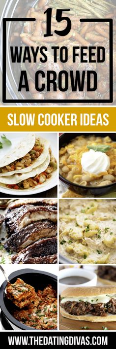 15 ways to feed a crowd slow cooker ideas