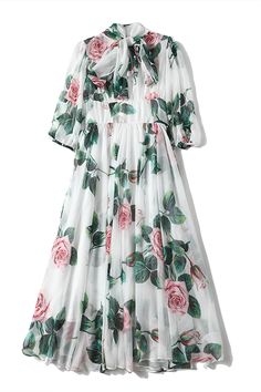 Runway Fashion Boho Chiffon Dress Bow-Neck, Lantern Sleeve, Floral Print Holiday, Cocktail, Party Women's Dress SIZE GUIDE (CM) Size Bust Waist Sleeve Shoulder Length S 86 / 45 / 123 M 90 / 46 / 124 L 94 / 47 / 125 XL 98 / 48 / 126 XXL 102 / 49 / 127 Flowy Floral Print Chiffon Party Dress, Flowy Floral Chiffon Party Dress, Summer Party Chiffon Dress With Short Sleeves, White Chiffon Short Sleeve Party Dress, Chic Floral Chiffon Dress For Party, Chic Chiffon Floral Dress For Party, Floral Print Short Sleeve Chiffon Dress For Party, Floral Print Short Sleeve Chiffon Party Dress, Short Sleeve Chiffon Dress With Floral Print For Party