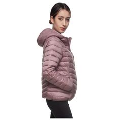 Stay warm and stylish with our Rokka&Rolla Women's Light Packable Puffer Jacket. Featuring an elastic waist and cuffs for a snug fit, this soft jacket includes zippered pockets and inside pockets for secure storage. The hood provides extra protection against the elements, while the packable pouch makes it perfect for travel and on-the-go convenience. Effortlessly blend comfort and functionality with this versatile outerwear essential. Womens Tailored Suit, Spring Blazer, Soft Jacket, Recycled Polyester Fabric, Suit Vest, Tailored Suits, Linen Women, Denim Vest, Puffer Jacket