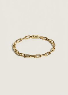 Mia Link Chain Bracelet - Kinn Classic Jubilee Link Chain Bracelet, Classic Jubilee Chain Bracelet, Classic Link Chain Tennis Bracelet, Classic Link Bracelets With Solid Link Construction, Classic Box Chain Link Bracelets, Classic Chain Bracelet With Solid Link Construction, Luxury Everyday Bracelets With Box Chain, 14k Gold Link Tennis Bracelet, Everyday White Gold Link Chain Bracelet