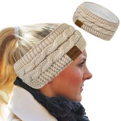 Winter Ear Warmers, Cable Headband, Cable Knit Headband, Winter Suits, Warm Headbands, Knitted Headband, Ear Warmer Headband, Winter Headbands, Cute Boots