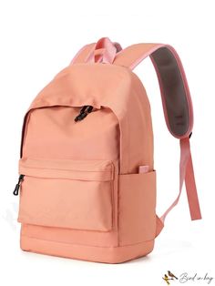 BirdinBag - Versatile Adjustable-Strap Minimalist Backpack for Optimal Functionality Softback Backpack With Adjustable Strap For Study, Adjustable Strap Softback Backpack For Study, Solid Everyday Portable Backpack, Portable Solid Backpack For Everyday Use, Portable Backpack For Everyday Use, Solid Backpack With Adjustable Strap For Daily Use, Functional Solid Color Backpack With Adjustable Strap, Minimalist School Backpack, Minimalist Backpack