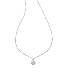 Mallory Silver Small Short Pendant Necklace in Platinum Drusy | Kendra Scott Silver Necklace Dainty, Cute Necklaces Silver, Minimal Silver Jewelry, Cute Silver Jewelry, Dainty Silver Jewelry, Simple Silver Necklace, Small Necklaces, Staple Necklace, Dainty Silver Necklace