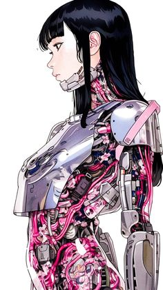 Character Design Cyberpunk, Cyberpunk Reference, Cyberpunk Drawing, Cyberpunk Illustration, Cyberpunk Character Design, Cyberpunk Women, Cyberpunk Concept Art, Cyberpunk Inspiration, Cyborgs Art