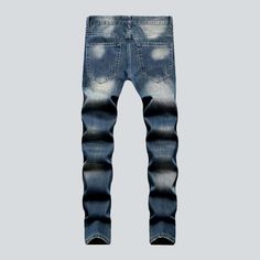 Take your urban style to the next level with our 2023 Spring-Summer Collection of men's jeans ââ‚?skinny. mid-waist. and shredded with zipper & button closure! With their edgy distressed pattern. these jeans are perfect for a laid-back day out or even a night out. Embrace the flair renaissance and make a statement with these contemporary vogue pieces.Why You'll Love Them: Grunge Galore: Inspired by the iconic '90s rebellious movement. these jeans exude an effortlessly cool attitude. Distinctive Cool Attitude, Iconic 90s, Classic American Style, Denim Patterns, Muscular Men, Ripped Denim, How To Slim Down, Urban Style, Men Looks