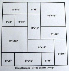 the size and width of a square floor plan is shown in white paper with black ink