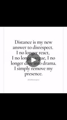 an image with the words distance is my new answer to direct