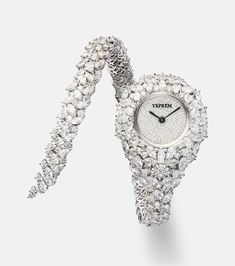 Y-Momento 18kt white gold watches with diamonds in silver - Yeprem | Mytheresa White Gold Drop Earrings, Diamond Watches Women, F1 Driver, Diamond Watches, Gold Watches, Watches Women, Expensive Jewelry, Fine Jewelry Bracelets, Gold Drop Earrings