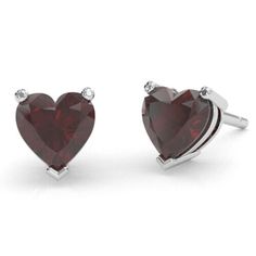 ad eBay - Find many great new & used options and get the best deals for Garnet Heart Stud Earrings In 14k White Gold at the best online prices at eBay! Free shipping for many products! Fine Jewelry Heart Pendant Earrings For Valentine's Day, Heart Pendant Earrings For Valentine's Day, Valentine's Day Fine Jewelry Heart Pendant Earrings, Valentine's Day Heart Pendant Fine Earrings, Valentine's Day Double Heart Fine Earrings, Elegant 14k Gold Heart Earrings, Valentine's Day Double Heart Classic Earrings, Valentine's Day Classic Double Heart Earrings, Elegant Heart Pendant Earrings For Formal Occasions