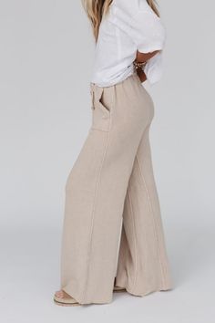 Relaxing Robin Wide Leg Pant - New Taupe | Three Bird Nest Wide Leg Bottoms For Vacation In Fall, Bohemian Wide Leg Bottoms For Loungewear, Bohemian Relaxed Fit Wide Leg Pants For Loungewear, Bohemian Wide Leg Loungewear Pants With Pockets, Wide Leg Bottoms For Fall Vacation, Fall Vacation Wide Leg Bottoms, Wide Leg Pants For Fall Vacation, Fall Vacation Wide Leg Pants, Fall Vacation Wide-leg Pants