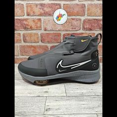 Nike Air Zoom Infinity Tour 2 Next% Shield Golf Fd6854-001 Men's Size 11.5 Wide Brand New, No Box, Smoke Free Elevate Your Game With The Nike Air Zoom Infinity Tour 2 Next% Shield Golf Fd6854-001. These Athletic Sneakers Are Designed For Comfort, Performance, And Style On The Golf Course. With A Mid-Top Shoe Shaft Style And Wide Shoe Width, These Sneakers Provide A Secure Fit And Maximum Mobility. The Synthetic Upper Material And Plastic Cleat Type Make These Sneakers Waterproof And Water-Resist Outdoor Basketball Shoes With Abzorb Midsole, Gray Outdoor Basketball Shoes With Round Toe, Outdoor Functional Basketball Shoes With Abzorb Midsole, Gray Round Toe Basketball Shoes For Training, Leather Slip-on Basketball Shoes, Functional Gray Basketball Shoes With Round Toe, Functional Slip-on High-top Sneakers For Sports, Nike High-top Outdoor Basketball Shoes, Low-top Outdoor Basketball Shoes With Air Max Cushioning