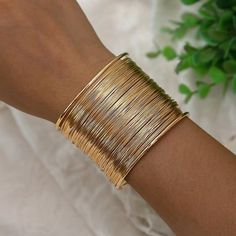 Category:Bracelets  Bangles; Season:Spring,Summer,Fall,Winter; Gender:Women's; Quantity:1PC; Style:Outdoor,Daily,Modern,Fashion,Contemporary; Jewelry Type:Bangle; Occasion:Holiday,Park,Weekend,Outdoor,Daily,Street,Dailywear; Material:Alloy; Color:Gold,Silver,Rose Gold; Age Group:Adults; Pattern:Geometry; Front page:FF; Listing Date:06/06/2023; Production mode:External procurement; Width: Summer Cuff Bangle Bracelet, Trendy Spring Party Bangle, Gold Bangle For Spring Parties, Spring Gold Trendy Bangle, Gold Cuff Bracelet For Summer, Gold Bangle Bracelets For Spring, Gold Bangle Bracelet For Spring, Trendy Gold Bangle For Spring, Bohemian Cuff Bracelet For Spring Party