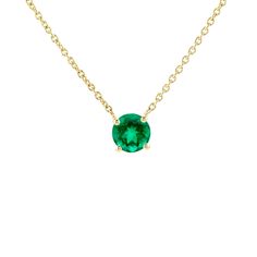 "Genuine Emerald Prong Set Necklace 14K Solid Yellow Gold Engagement Wedding Necklace Handmade Minimalist Jewelry >> About this product:- * SKU Code: SGN00390 * Handmade/ Handcrafted Fine Jewelry * Metal: 14K Solid Yellow Gold (with Stamped) * Metal Purity: 14K * Custom Metal Purity: 14K/ 18K * Diamond Clarity:- SI-1 * Diamond Color:- G-H * Diamond Weight:- 0.55 Ct * Diamond Cut:- Brilliant Cut * Necklace Length:- 14-16-18\" ( Adjustable ) >> Sizing & Measurements:- >> We will make a great gift Solitaire Necklace, Stamped Metal, Jewelry Metal, Solitaire Necklaces, Yellow Gold Engagement, Set Necklace, Diamond Color, Gold Engagement, Custom Metal