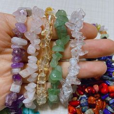 Product Details: Eliminates negative energy Healing stones Material: Amethyst, aventurine, blue turquoise, citrine, clear quartz, lapis lazuli, red agate, red coral, red stone, rose quartz, tiger eye Stone Rose, 7 Chakras, Coral Red, Red Agate, Chakra Stones, Diy Bracelet, Gorgeous Bracelet, Moon Earrings, Pink Quartz