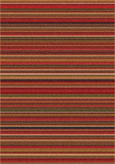 an area rug with red, brown and black stripes on the bottom half of it