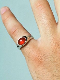 EYE Ring Mociun Ring, Handmade Rings Wire, Faris Jewelry, Silver Smithing, Fashion Archive, Bezel Set Ring, Fun Jewelry, Styling Inspiration, Amber Ring