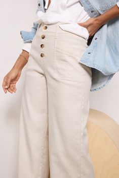 The Joelle Wide Leg Pant by EVEREVE is crafted in a stretch linen-blend fabric and features a wide-leg silhouette, a high-rise silhouette, and an ankle-length hem. Pair these with a lightweight sweater and a pair of sandals for a casual look. Neutral Wide-leg Pants With Belt Loops, Neutral Wide Leg Bottoms With Belt Loops, Beige Workwear Culottes With Pockets, Beige Wide Leg Bottoms With Belt Loops, Neutral Trousers With Belt Loops, Neutral Color Pants With Belt Loops, Beige Wide-leg Workwear Jeans, Neutral Wide Leg Bottoms With Pockets, Wide Leg Neutral Bottoms For Work