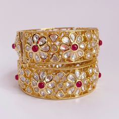 Tyaani inspired premium Kundan gold plated openable bangle pair/Statement Kada/Kundan Bangles/Bridal Bangle/Indian Wedding/Pakistani/Punjabi Heavy Kundan Bangle For Wedding, Gold Chandbali Lehenga With Cutdana Details, Kundan Cutdana Bangle For Wedding, Cutdana Kundan Bangle For Wedding, Gold Meenakari Chandbalis For Puja, Gold Kundan Traditional Wear For Festive Occasion, Gold Kundan Bollywood Traditional Wear, Heavy Bollywood Bangle For Weddings, Gold Bollywood Traditional Wear With Kundan