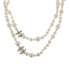 CC Pearl Long Necklace - certified authentic Chanel jewelry Pearl Long Necklace, Chanel Jewelry, Long Necklace, Jewelry Ideas, Your Style, Chanel, Jewelry Necklaces, Necklaces