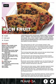 an advertisement for some kind of fruit cake