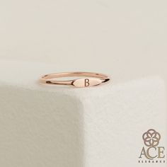 ♥ Custom Initial Ring ♥ First quality handcrafted 925 silver and 8k, 14k, 18k Solid Gold Rings by Ace Elegance, a perfect gift for you and your loved one ♥  ☆ Back to my store for more options: https://www.etsy.com/shop/AceElegance ☆ All the pieces you purchased from AceElegance come with a Certificate of Authenticity(925 Sterling Silver, 8k Solid Gold, 14k Solid Gold, 18k Solid Gold) ☆ www.aceelegance.com ☆ ► TINY SIGNET RING * Material: High Quality 925 Sterling Silver, 8k Solid Gold, 14k Solid Gold, 18k Solid Gold * Colors: Yellow(gold-plated) ∙ White(silver colored) ∙ Rose(rose gold-plated) * All our jewelry is custom made by hand with care in our workshop  ► O T H E R * I N F O R M A T I O N * All items are nicely packaged and ready to gift in elegant jewelry boxes.  * If you can't fi Ring Initial, Letter Ring, Silver Stacking Rings, Initial Ring, Polish Silver, Solid Gold Rings, Personalized Initials, Elegant Jewelry, Signet Ring